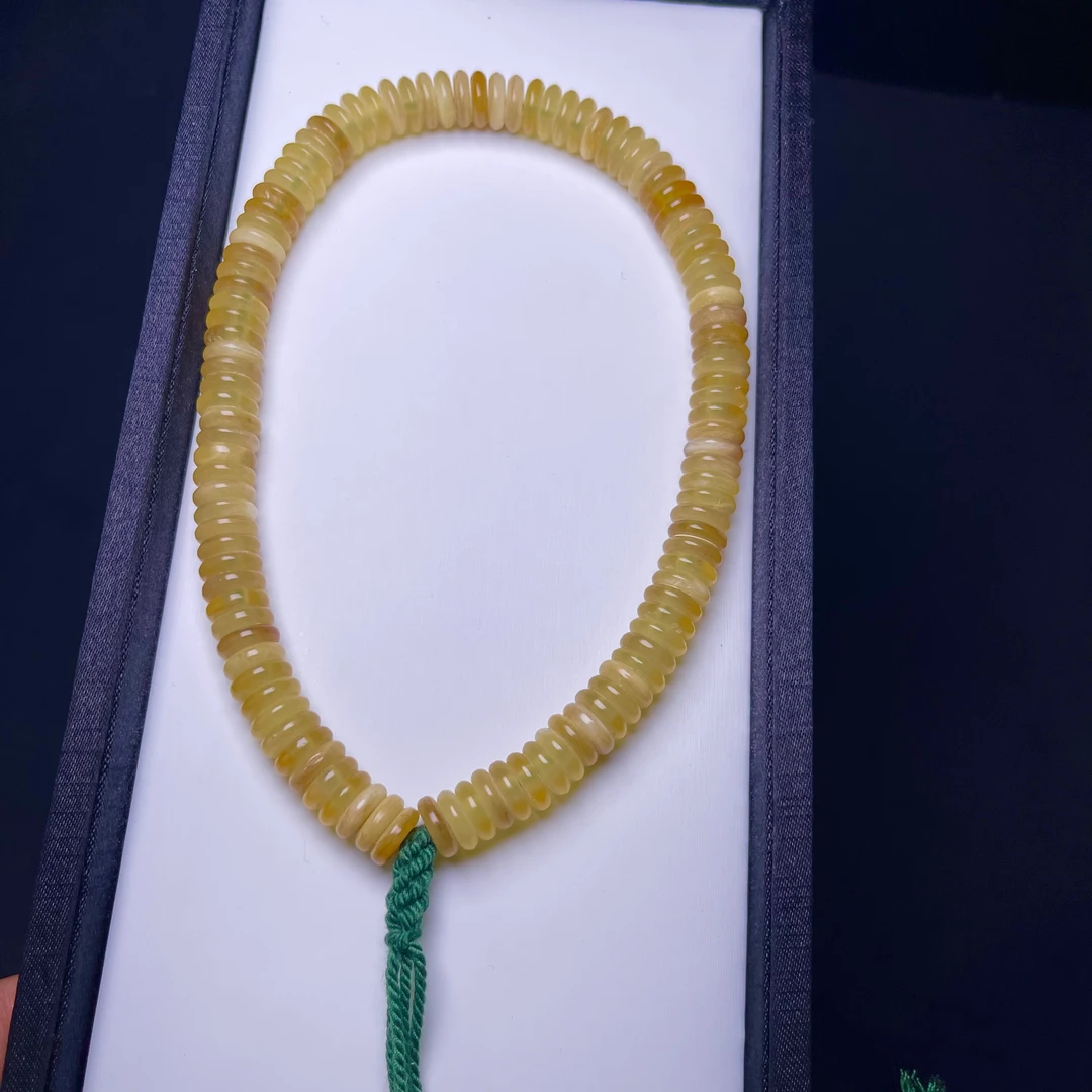 非金属珐琅手链 规格10*3 精美养殖西藏老羊角小冰花手持