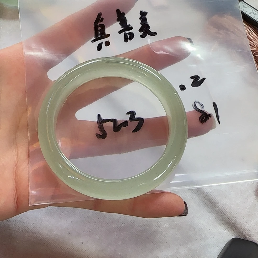 真***美东陵石未镶嵌手镯