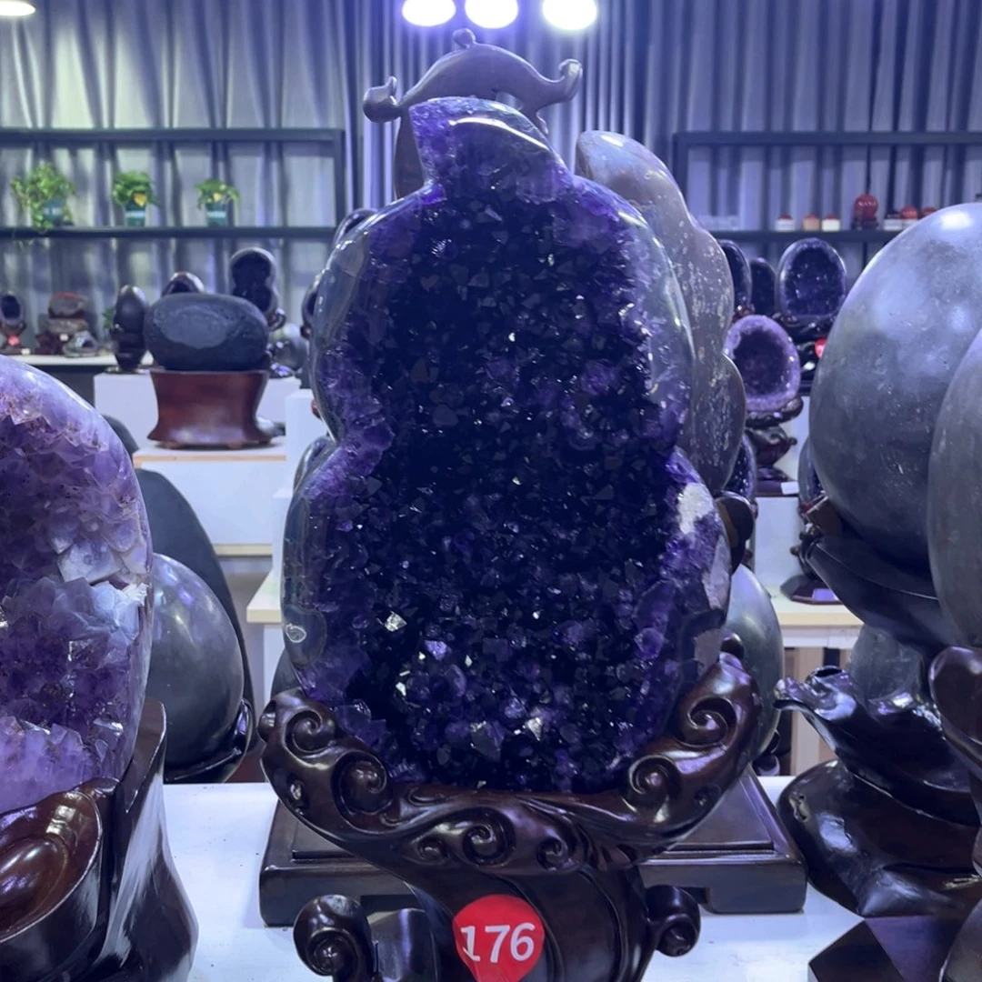 未镶嵌大型摆件（非配饰）紫晶