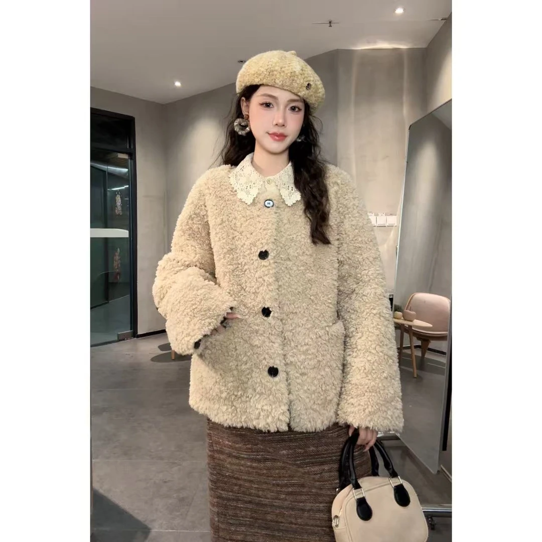 VGVLVGVL旻旻外套【暖宝宝】秋冬气质保暖宽松百搭上衣外套女30349