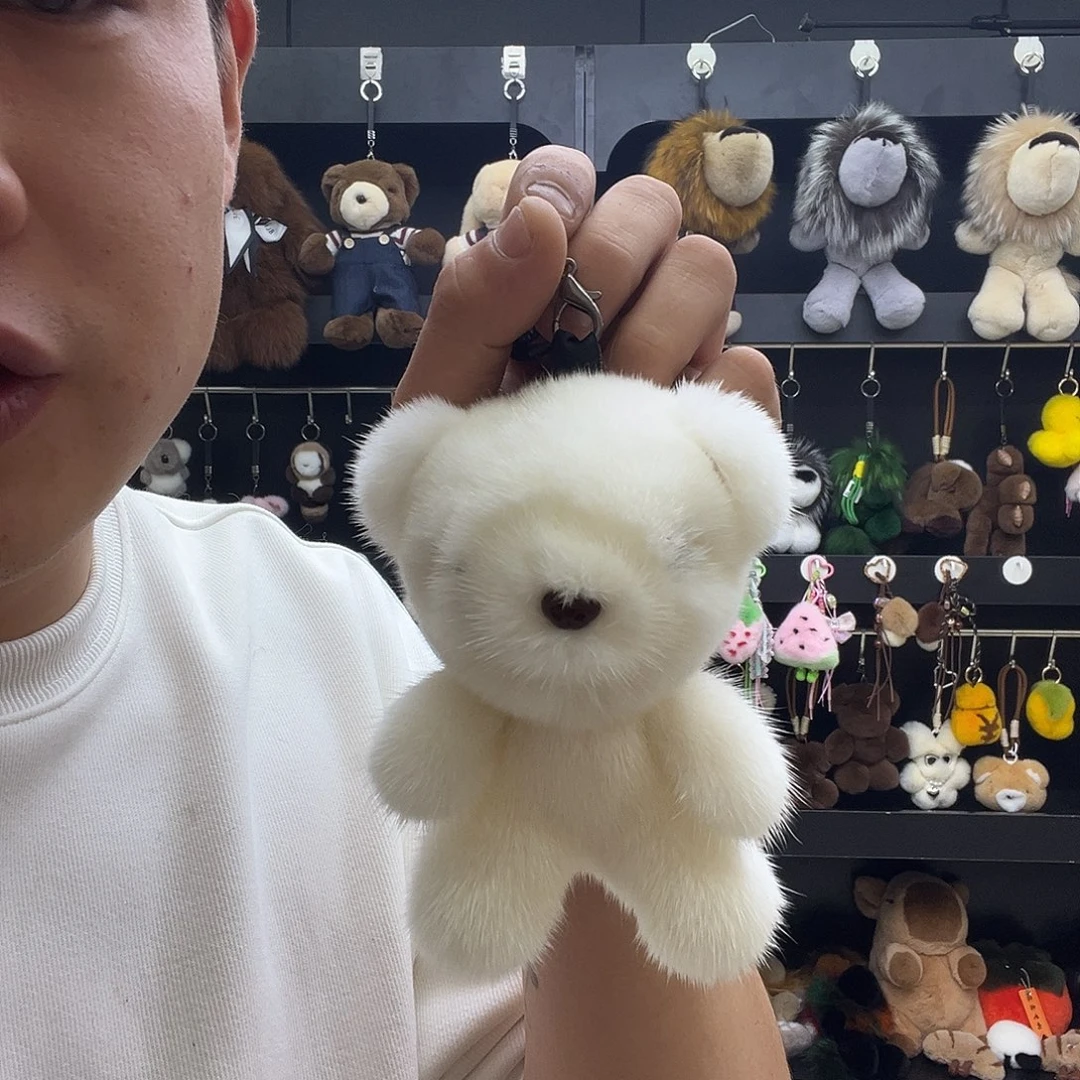 带子款钛合金白色小熊