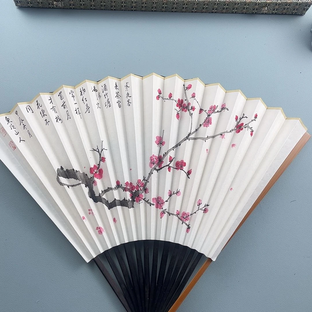扇子95寸16方2.0排扣扇面