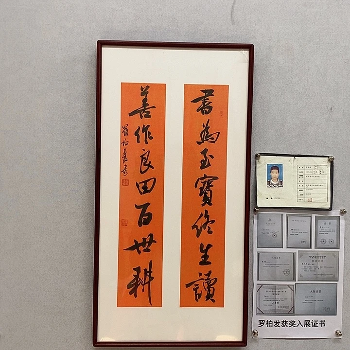 书法罗柏发书法书为