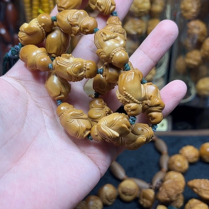 橄榄核手串/手链1.6十八弥勒一物一图