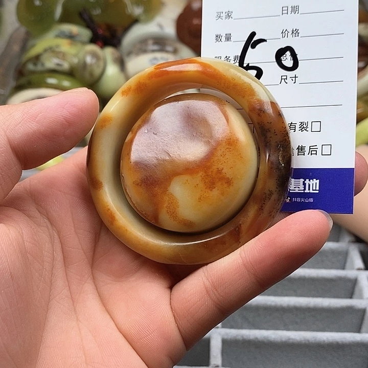 蛇纹石玉手镯未镶嵌C****1