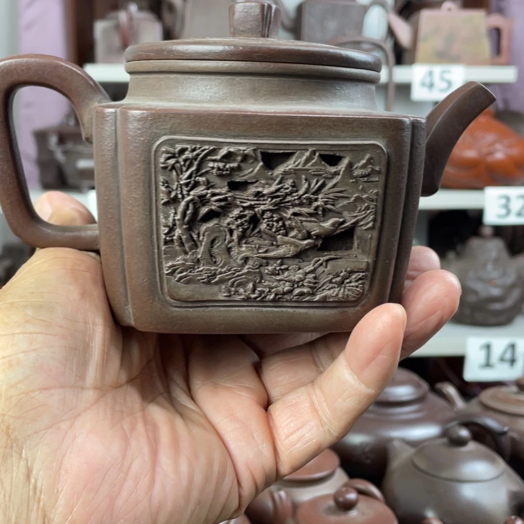 崇***味茶壶紫砂紫砂壶泡茶