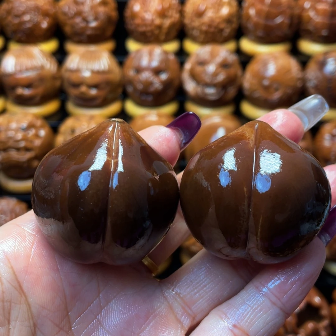 橄榄核把件橄榄球