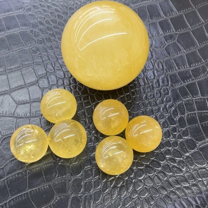 水晶珠宝半成品未镶嵌大漏七星球