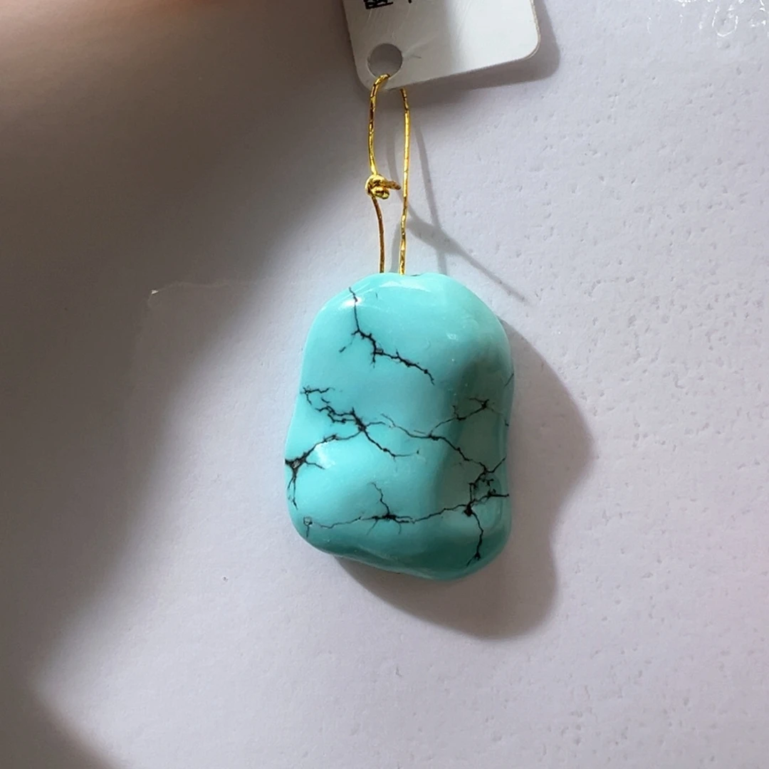 绿松石未镶嵌挂件