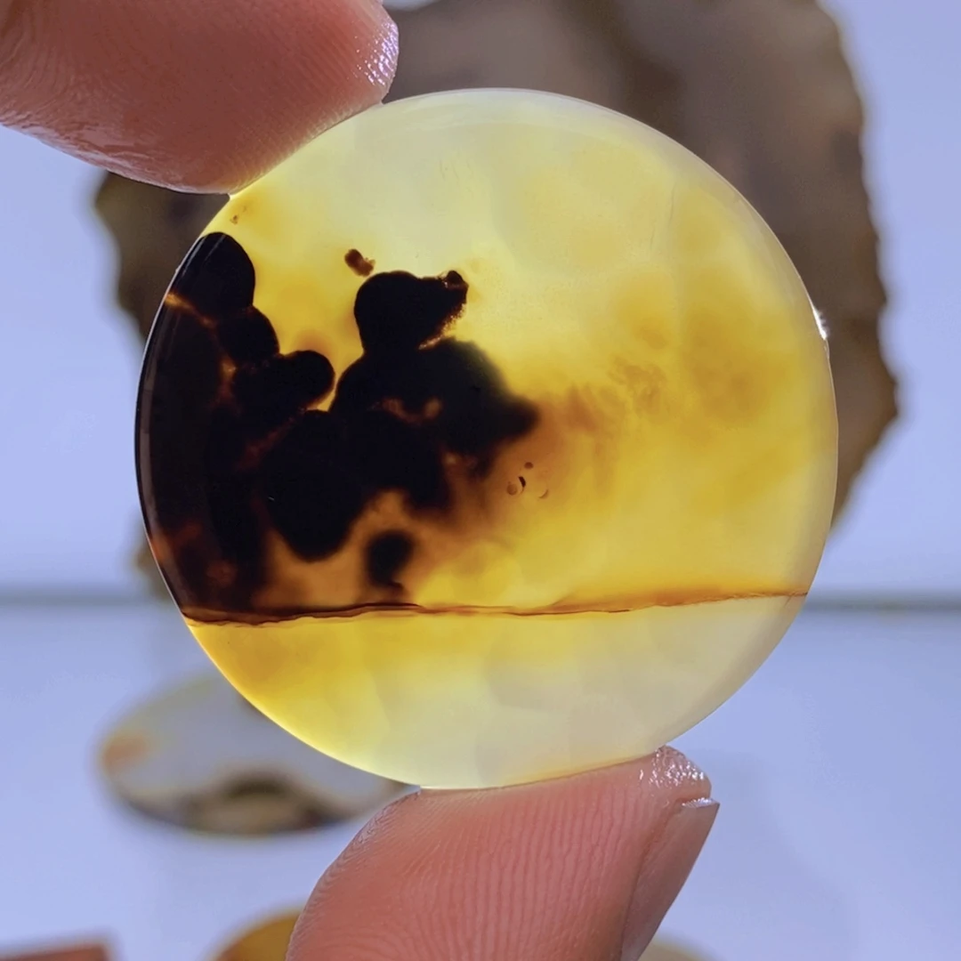 玛瑙/玉髓吊坠(不含链)未镶嵌云*