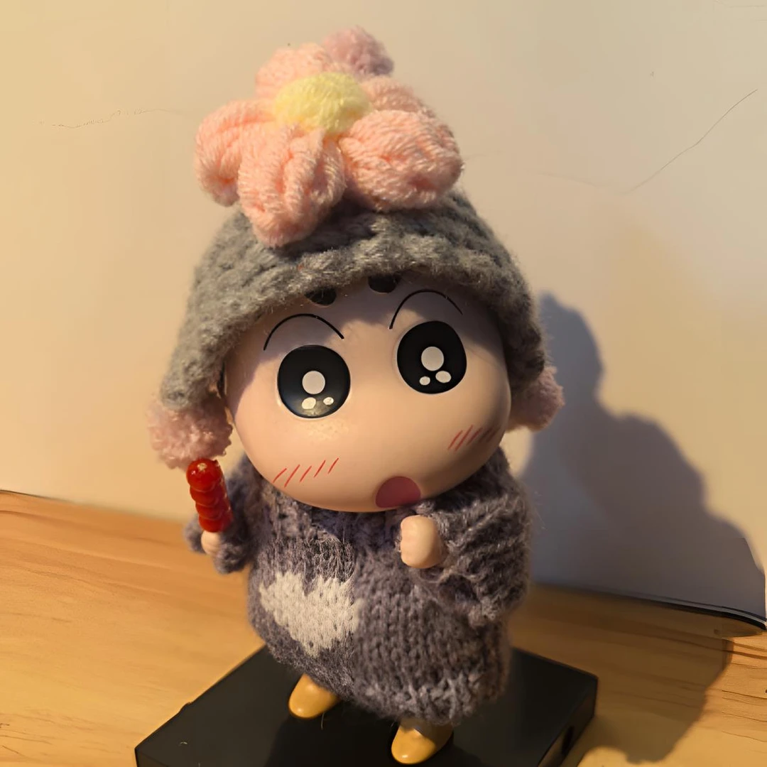 灰朦朦小新手办配饰可爱摆件桌面装饰礼物