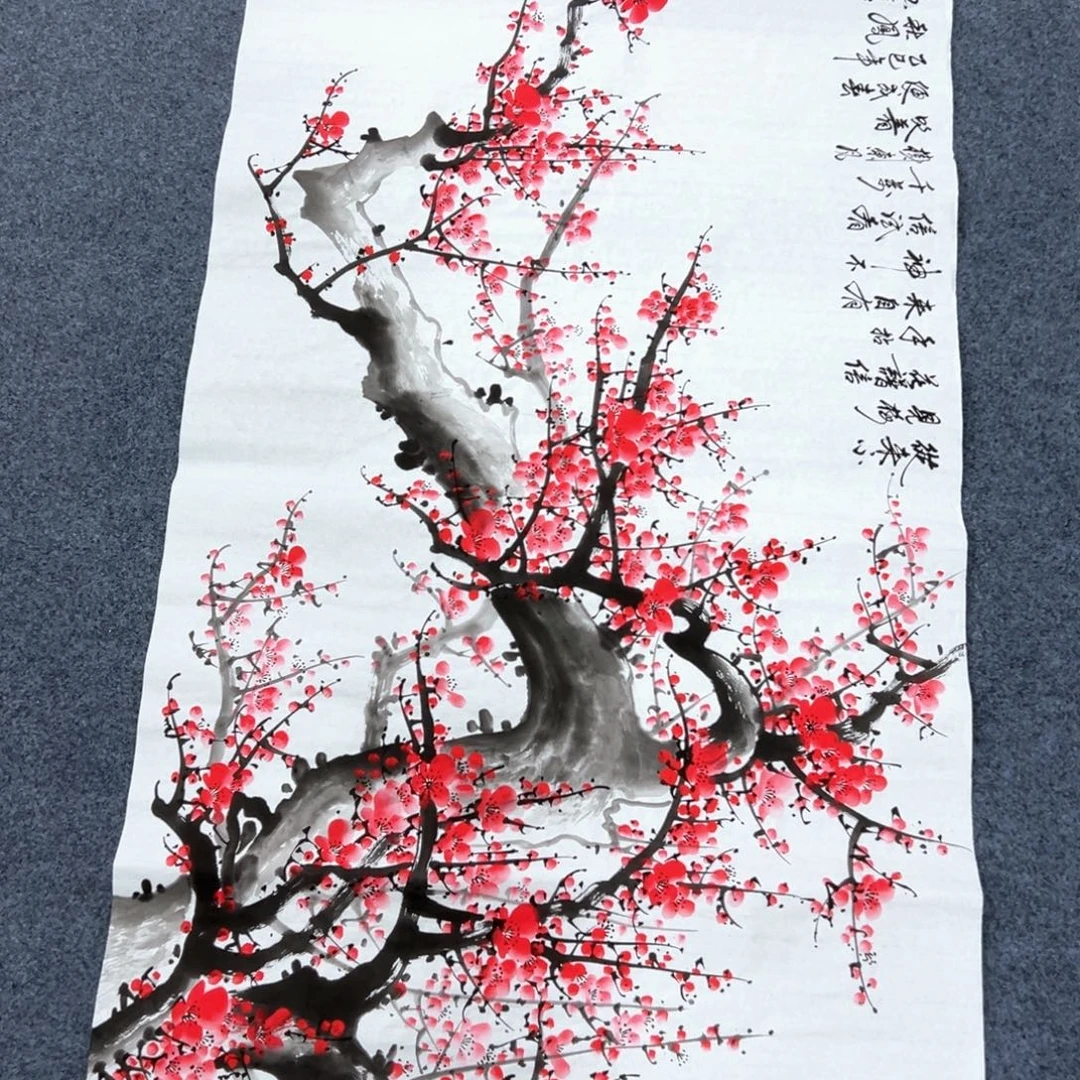 国画国画作品宣纸春手绘