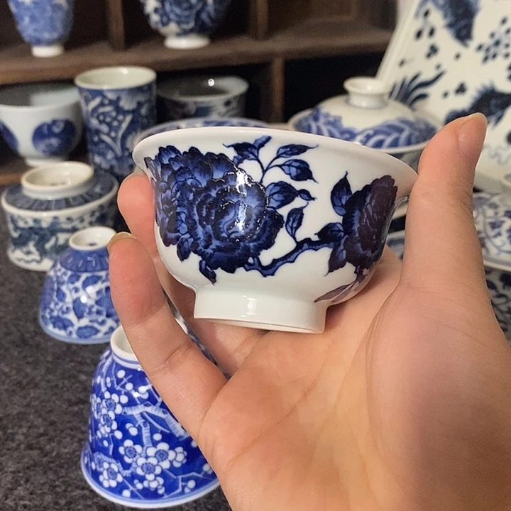 瓷【微微瑕】玫瑰小压手