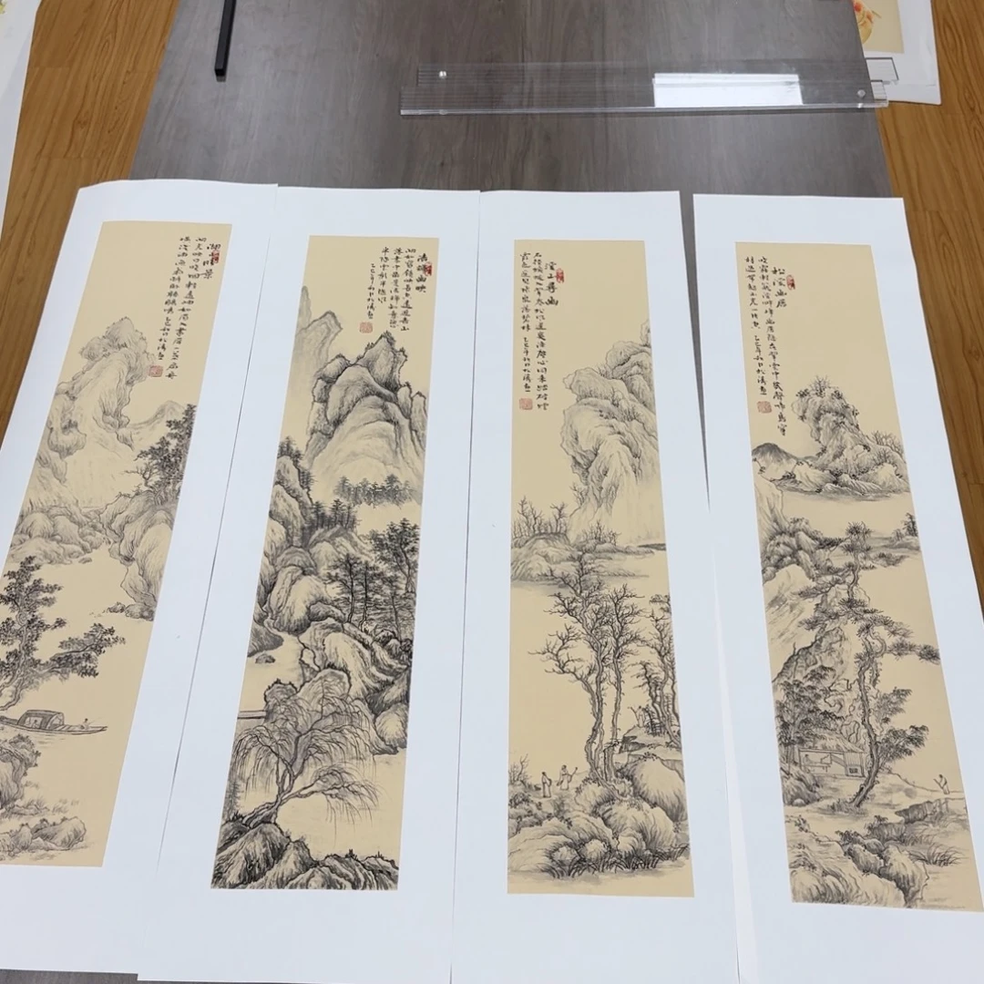国画花鸟山水国画作品