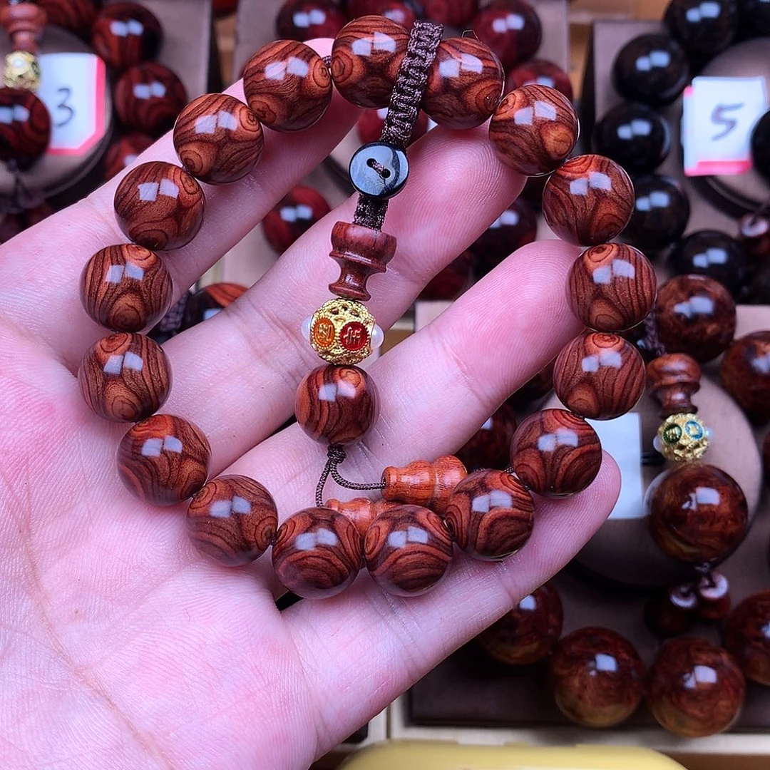 黄花梨/降香黄檀b***佛黄花梨手串1.2