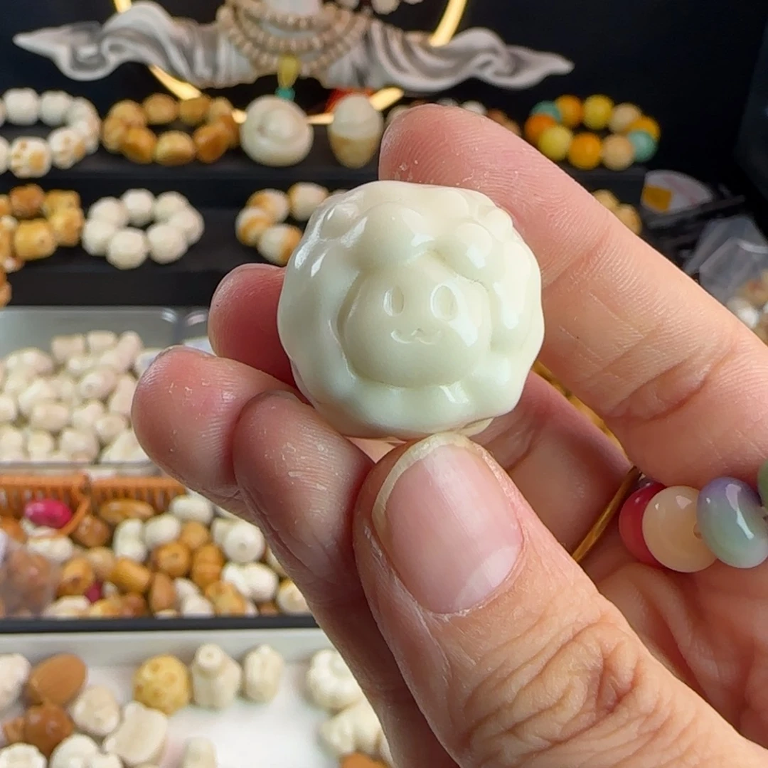菩提根/象牙果吊坠全品牙果卡24云朵羊2颗