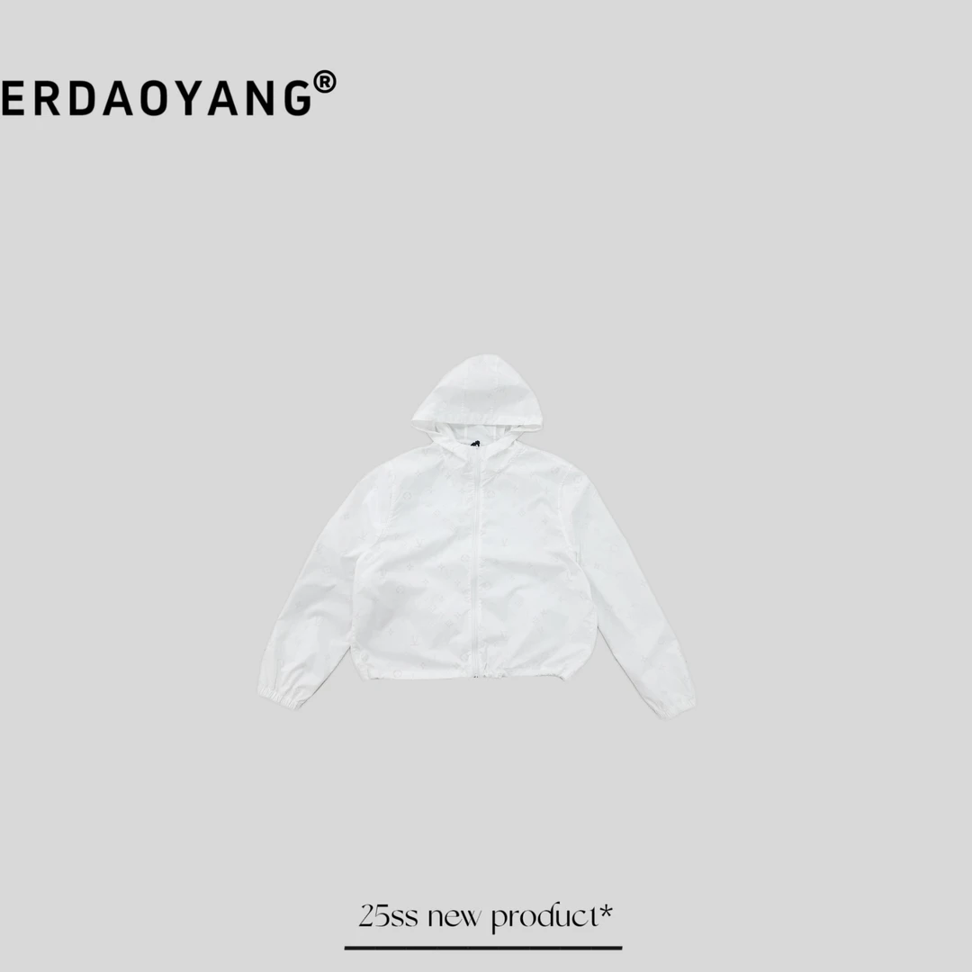 ERDAOYANG "白三彩" 新款定制满印花纹防晒外套WTC028