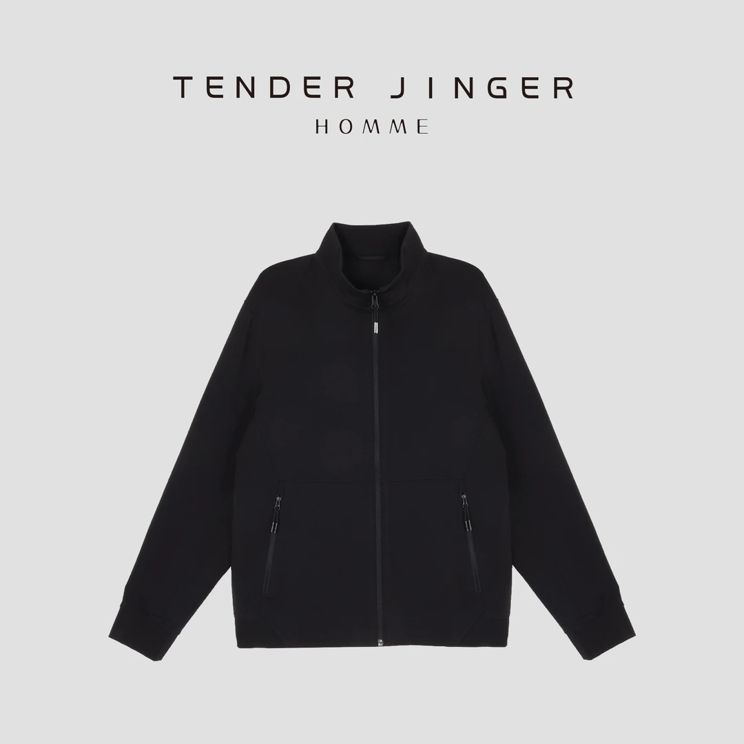 Tender Jinger【时尚高尔夫】男士静奢透气薄款立领外套 T56HYY016A