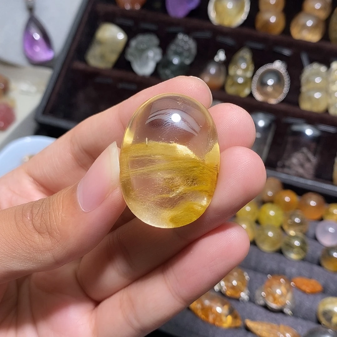 夜***珠颈饰未镶嵌水晶水晶