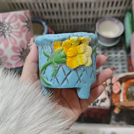 当场凑满15发货，不凑不发，花盆盆口不方不圆有针孔黑点矿点是正常