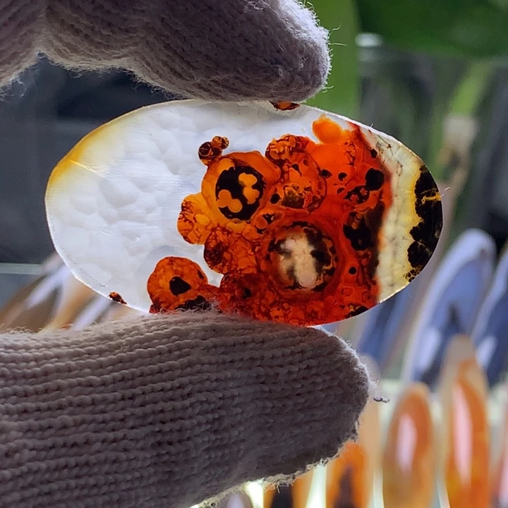 未镶嵌玛瑙/玉髓珠宝半成品120