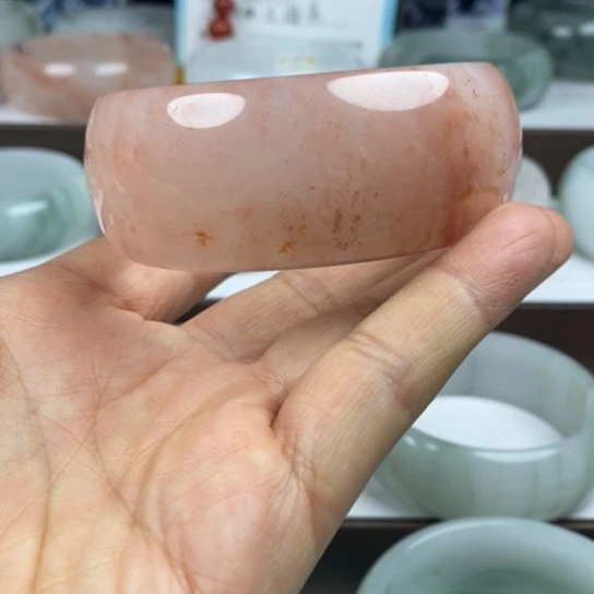 石英质玉（金丝玉）未镶嵌手镯