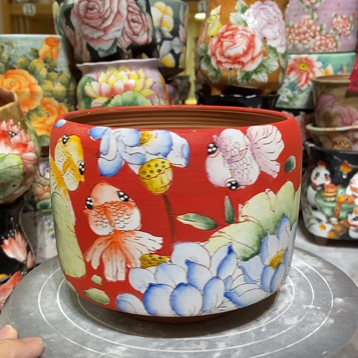 景德镇艺术手绘作品