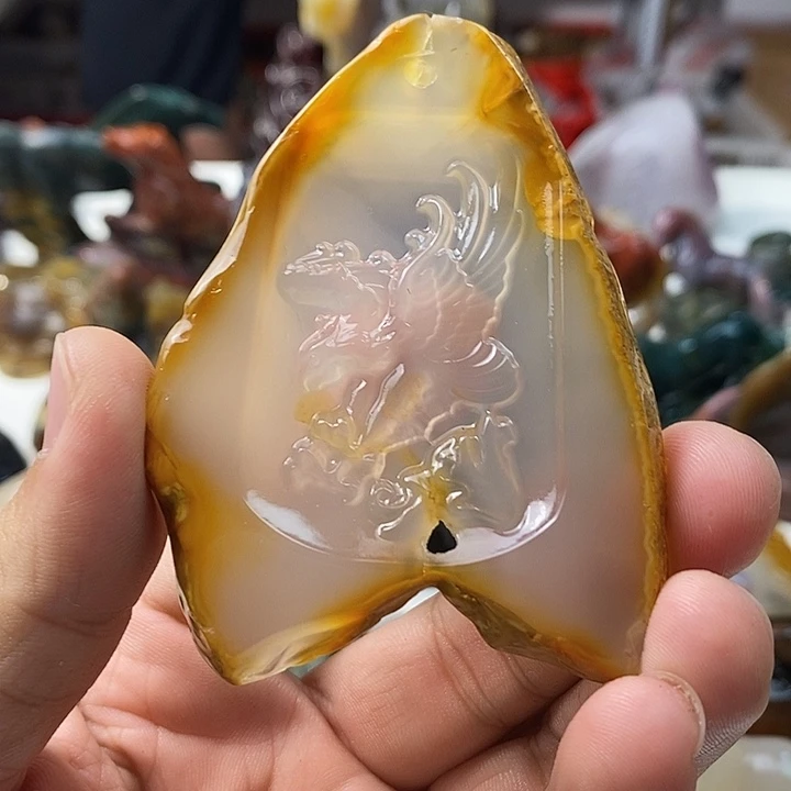 未镶嵌颈饰玛瑙/玉髓