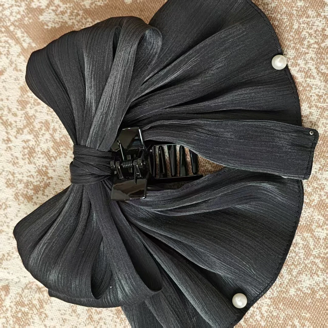 芙奈琪00452高端轻奢蝴蝶结抓夹