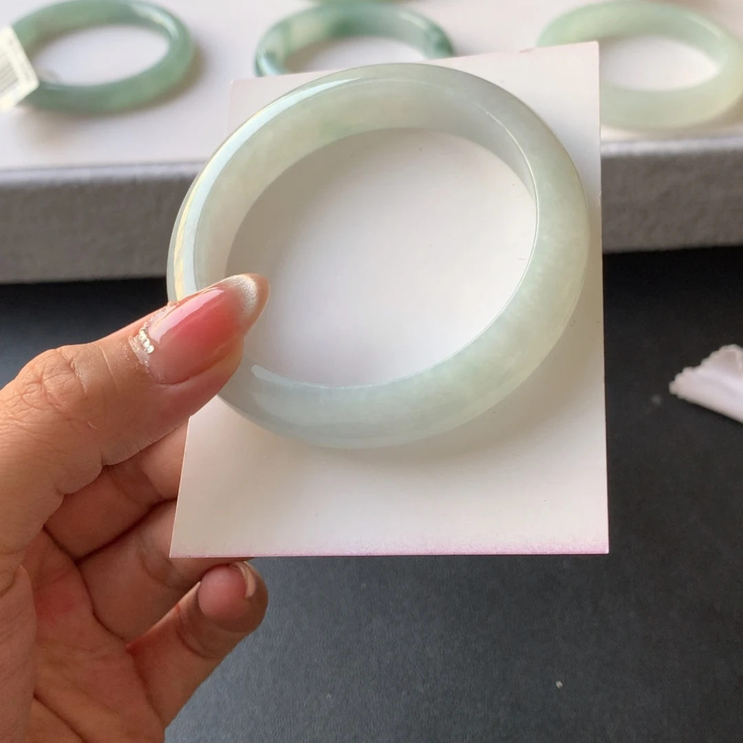 翡翠未镶嵌手镯16号56.1正