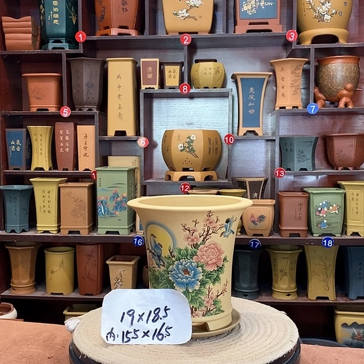 紫砂花盆紫砂花盆