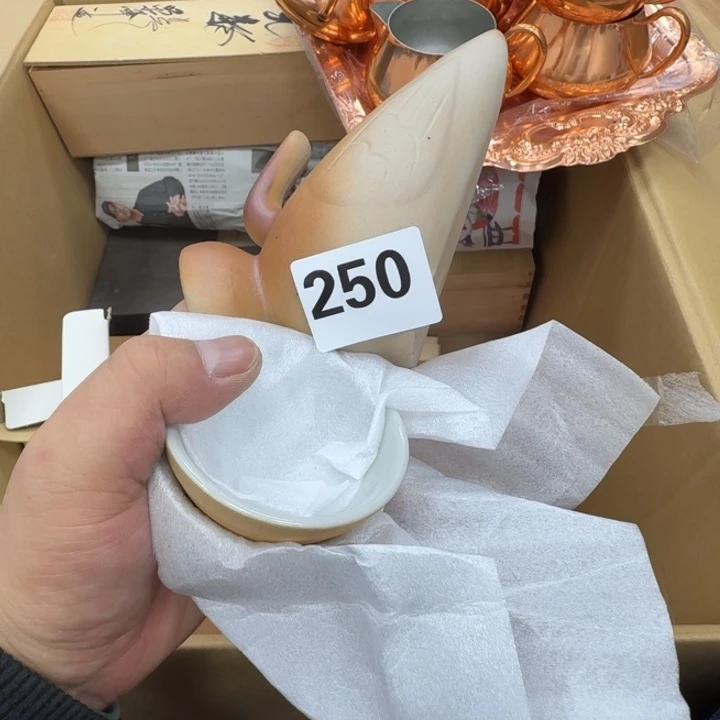 瓷片西**雪工艺品摆件瓷器摆件666