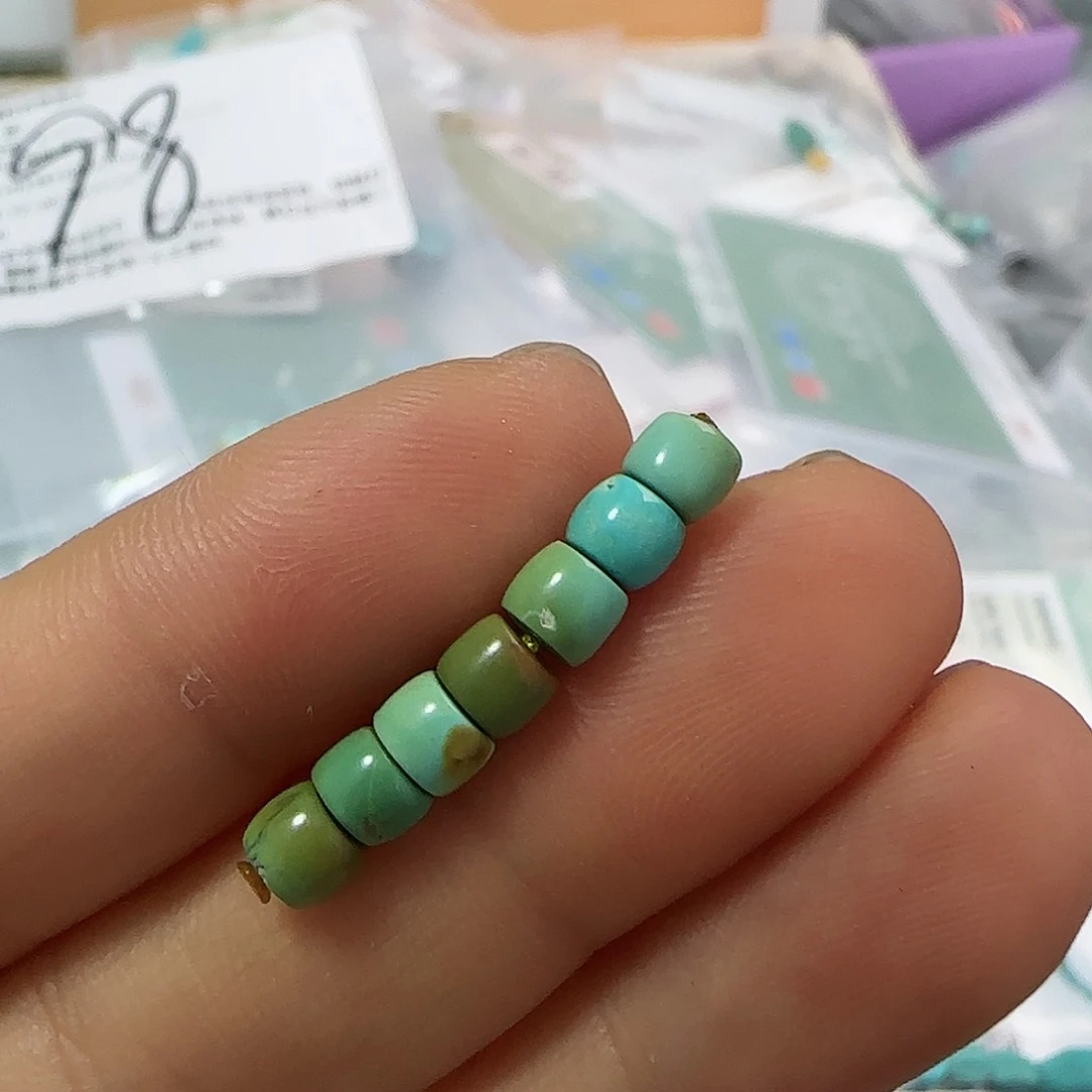 绿松石珠宝半成品未镶嵌