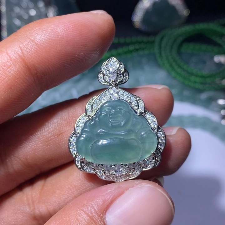 翡翠未镶嵌颈饰天然翡翠