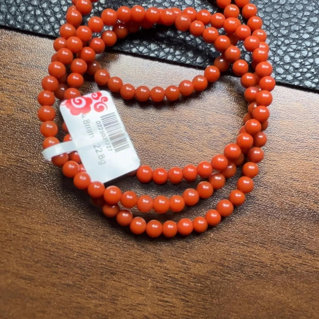 秋***๑南红玛瑙未镶嵌颈饰