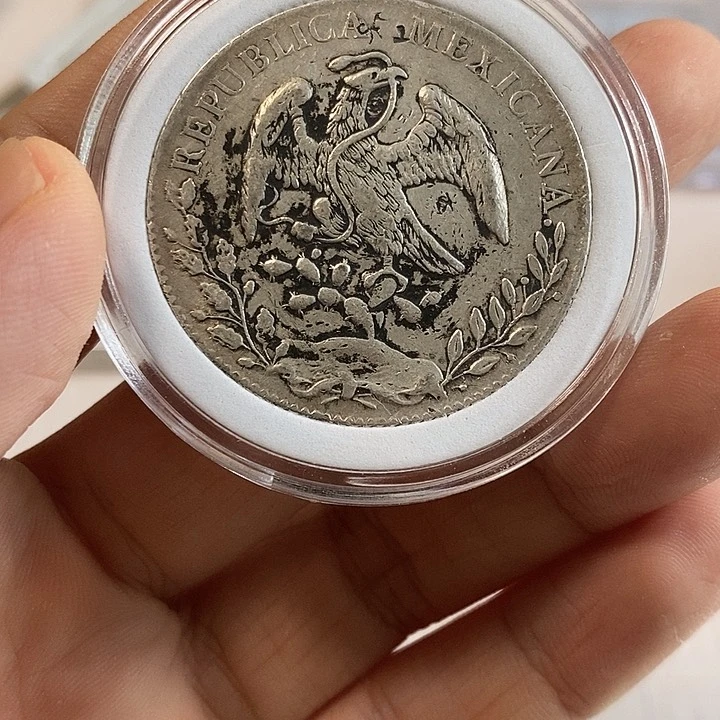 银Ag900追*者1892鹰洋一枚如图