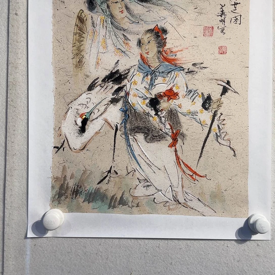 国画老师精品人物作品