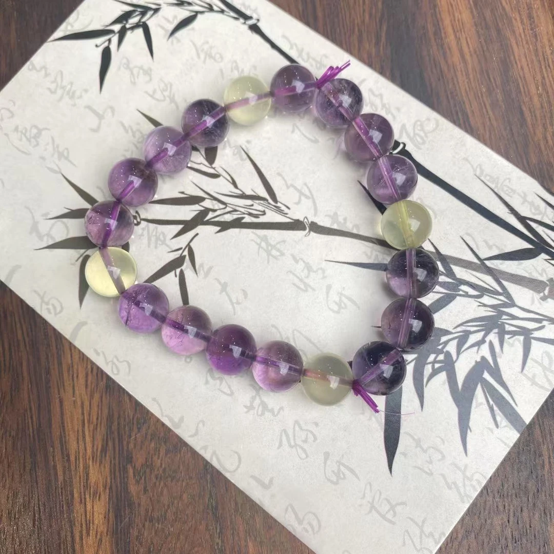 【仔仔臻选】天然紫水晶10mm+（手串卡拍一发一多样性发货）