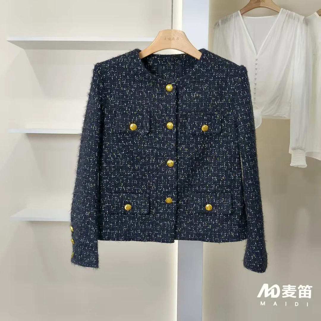 【麦笛·品牌新款】50822152 秋季时尚气质小香短外套品牌女装