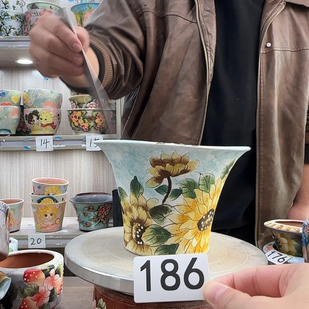 花盆紫砂瑕疵瑕疵186