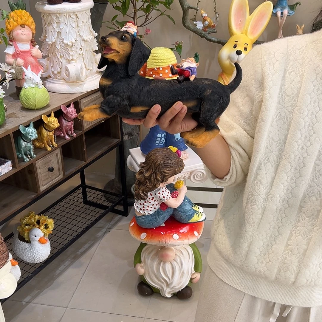 花园摆件红红火火
