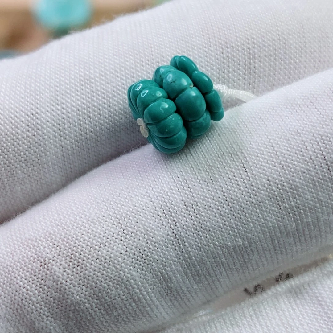 绿松石未镶嵌珠宝奇石8.5mm