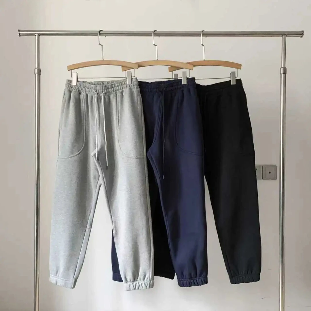 清货 一条过冬！加绒加厚！男装25秋冬季纯色加绒束脚裤休闲裤