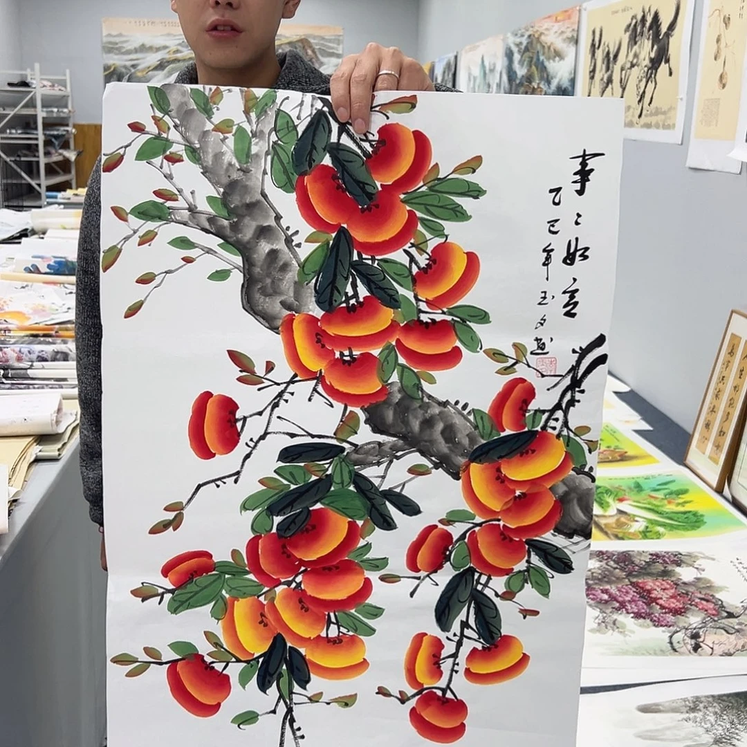 国画国画作品曾在