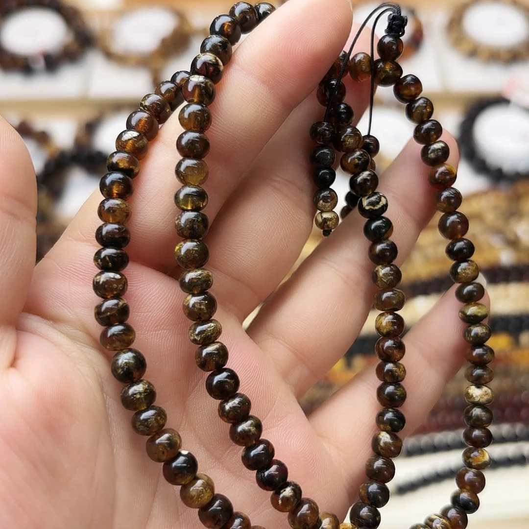 琥珀未镶嵌裸石六