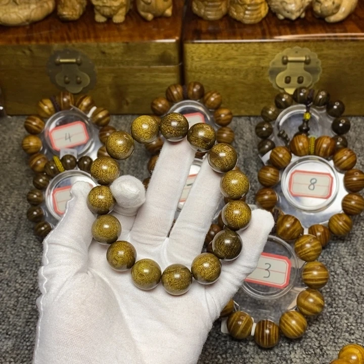 手串/手链楠木（金丝楠）枯木黑金1.5