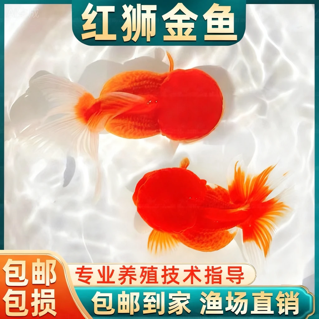 【巨无霸】7尾 超大红狮头鱼冷水鱼 好养耐活 品种混搭