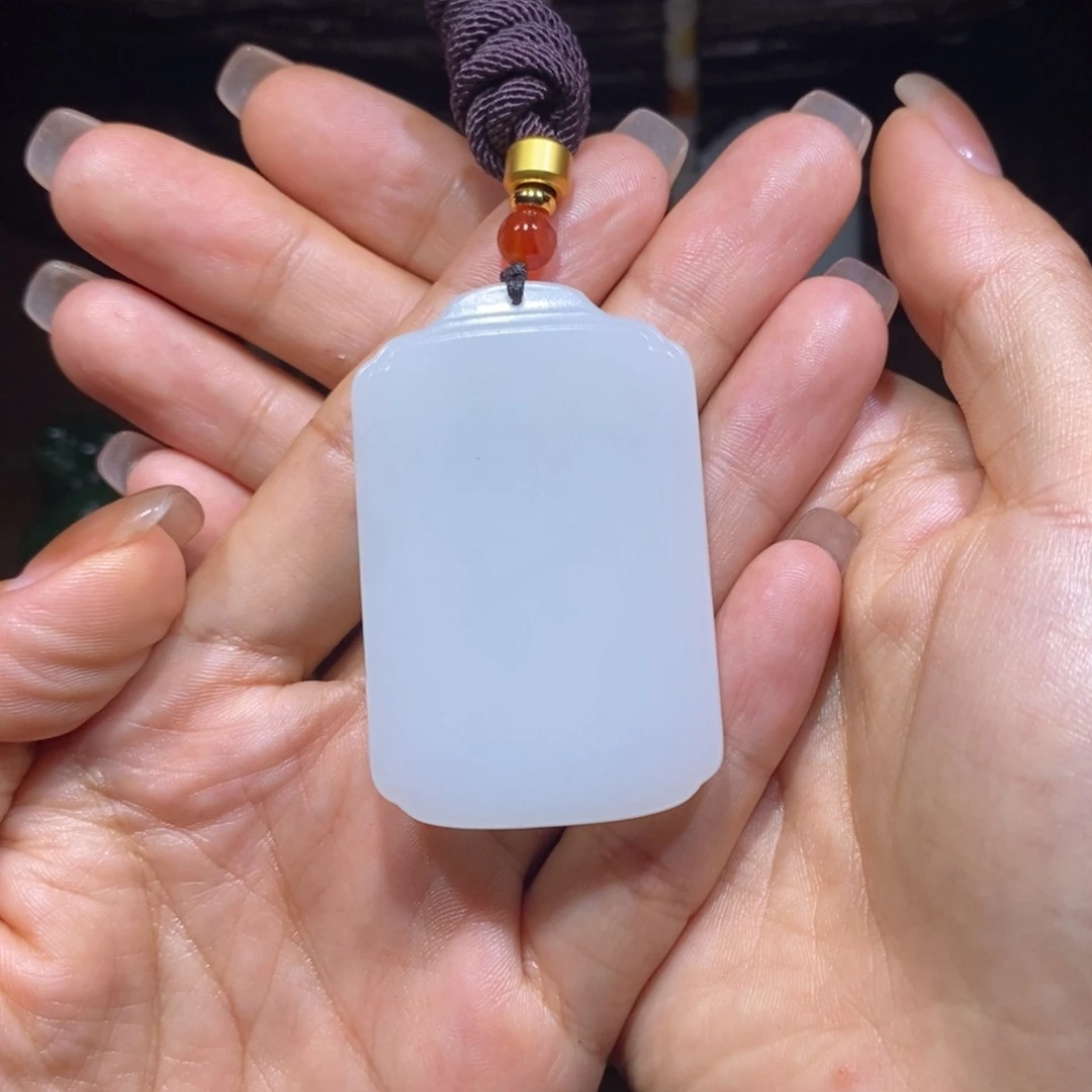 和田玉未镶嵌车挂4****8