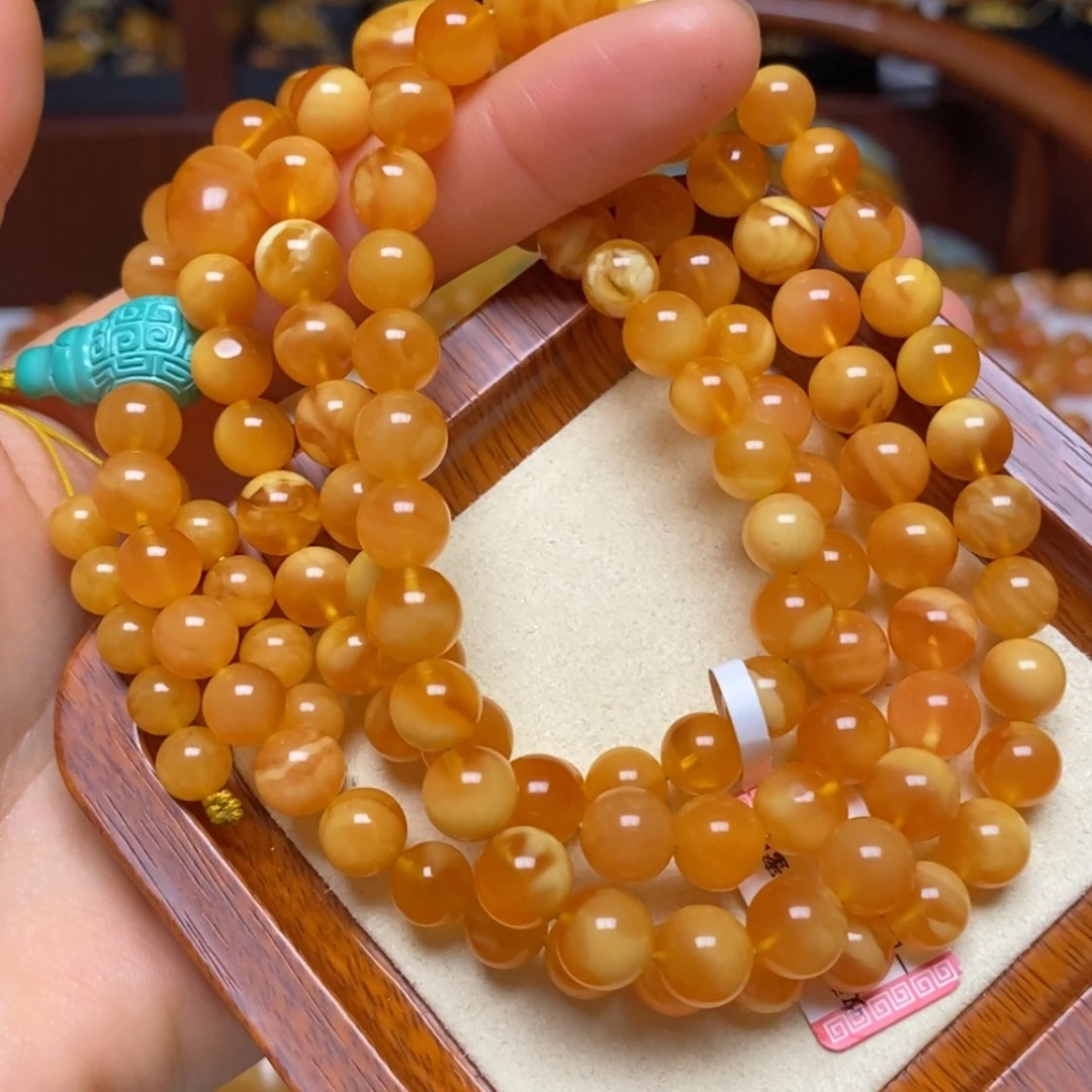 【闪购商品】蜜蜡颈饰未镶嵌项链