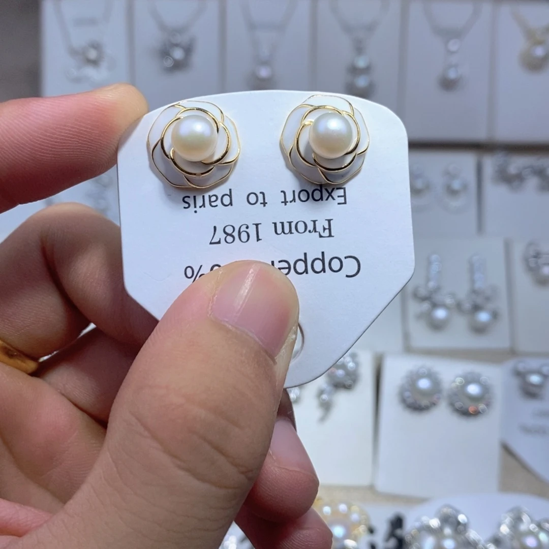 未镶嵌耳饰淡水珍珠